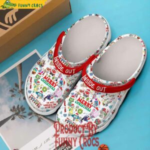 Merry Christmas Inside Out Crocs Shoes 3