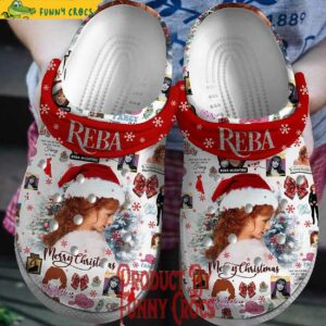 Merry Christmas Reba McEntire Crocs Style 1