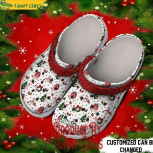 Merry Christmas Sloth Hug Crocs Shoes 2