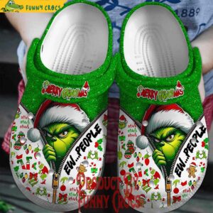 Merry Grinchmas EW People Crocs Shoes