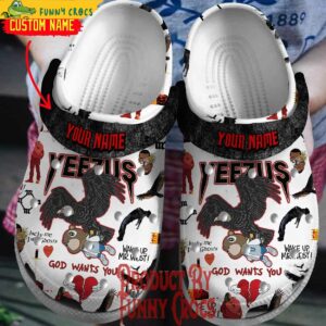 Personalized Kanye West Yeezus Crocs Shoes 1