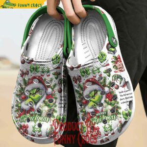 Personalized Merry Grinchmas The Grinch Crocs For Christmas 3