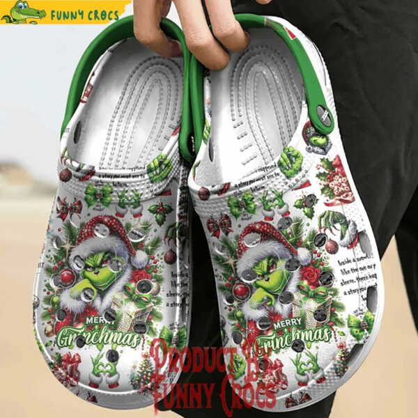 Personalized Merry Grinchmas The Grinch Crocs For Christmas