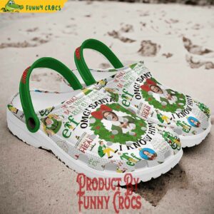 Personalized Omg Santa I Know Him Elf Crocs For Christmas 2