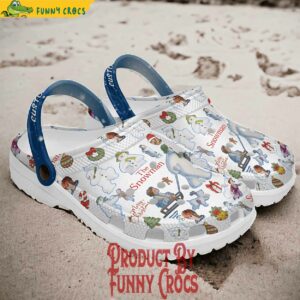 Personalized The Snowman Christmas Crocs Clogs 2