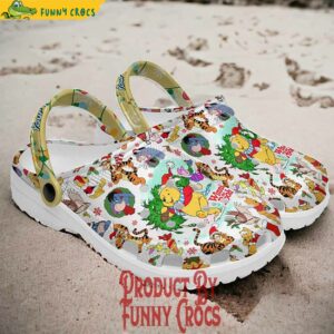 Personalized Winnie The Pooh Christmas Crocs Clogs 2