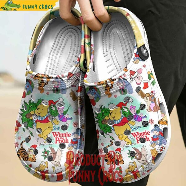 Personalized Winnie The Pooh Christmas Crocs Clogs