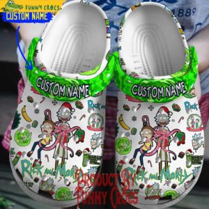 Rick And Morty Christmas Crocs 2024 Custom Design 1