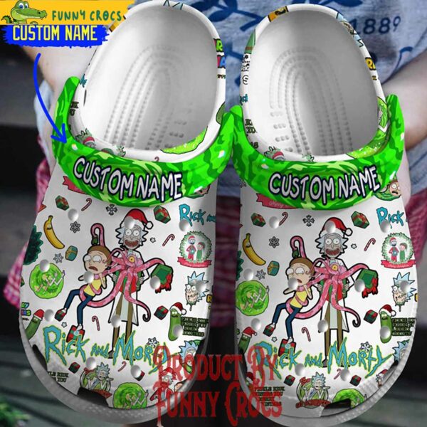 Rick And Morty Christmas Crocs 2024 Custom Design