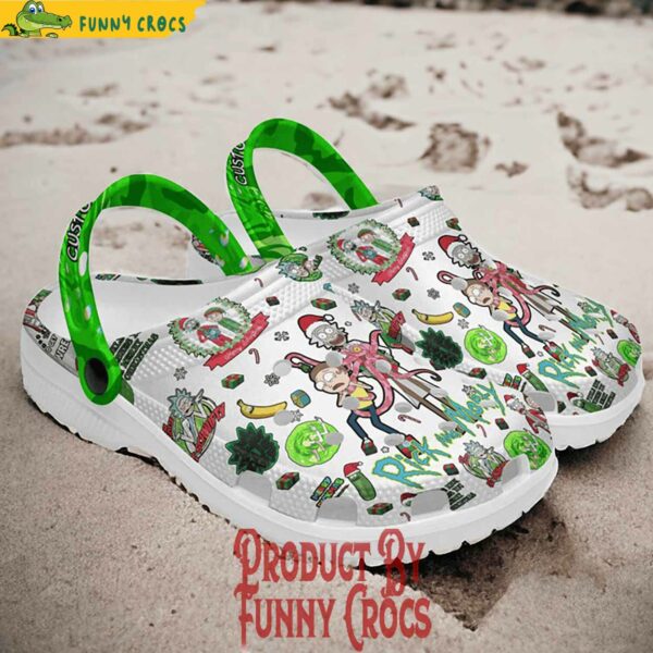 Rick And Morty Christmas Crocs 2024 Custom Design