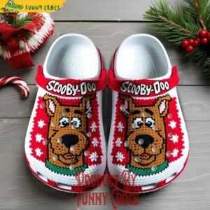 Scooby Doo Knit Effect Christmas Crocs Shoes